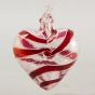 Red Spin Heart Ornament