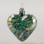 Marina Blue Heart Ornament