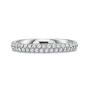 18K White Gold Classic Diamond Wedding Band