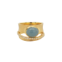 Milky Aquamarine Ring