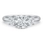 18K White Gold Engagement Ring