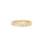 14K Pave Set Diamond Band