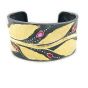 Sapphire, Ruby & Diamond Cuff Bracelet