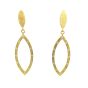 18K Dangle Diamond Earrings