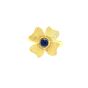Sapphire and Diamond Flower Ring