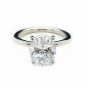 Platinum Semi-Mount Engagement Ring