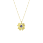 Sapphire Flower Pendant