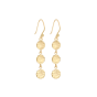 3 Mini Disc Drop Earrings