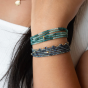 Teal Grandidierite Wrap Bracelet - Necklace