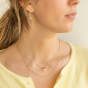 Oval Freshwater Pearl Tied Necklace