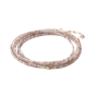 Mink Moonstone Wrap Bracelet - Necklace
