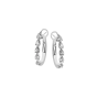 Pear Diamond Hoop Earrings
