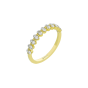Oval Diamond Wedding Band
