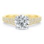18K Yellow Gold Engagement Ring