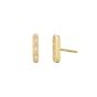 Dunes White Diamond Stud Earrings