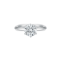 White Gold Classic Solitaire Engagement Ring