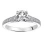 Vintage Milgrain Engagement Ring