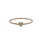 14K Stackable Heart Ring