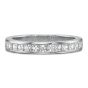 18K White Gold Diamond Band