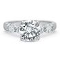 18K White Gold Engagement Ring