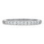 18K White Gold Diamond Band