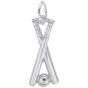 Baseball Bats and Ball Charm
