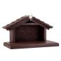 Wooden Creche With Star