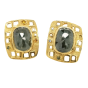 Grey & White Diamond Earrings