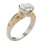 18K Diamond Engagement Ring