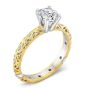 18K Diamond Engagement Ring
