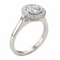 18K Diamond Engagement Ring