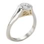 18K & Diamond Engagement Ring