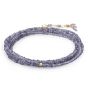 Iolite Wrap Bracelet - Necklace