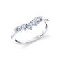 Curved Diamond Wedding Ring