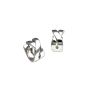 "X" Snap Hoop Earrings