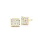 Diamond Square Earrings