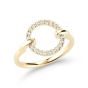 Diamond Lock Ring