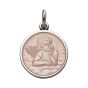 Cherub Round Medal Charm
