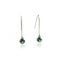Blue Topaz Drop Earrings