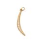 Crescent Diamond Flow Charm