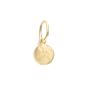 Mini Hammered Disc Charm
