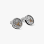 Round Skeleton Gear Cufflinks