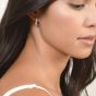 Delicate Small Oval Hoop Earrings