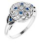 Sapphire & Diamond Ring