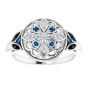 Sapphire & Diamond Ring