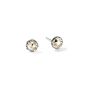 Mixed Metal Stud Earring