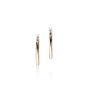 Mixed Metal Hoop Earring