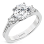 18K White Gold Semi-Mount Engagement Ring