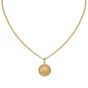 Luna' Diamond Star Coin Rolo Necklace