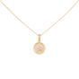 12mm 'Boulder' Dancing Diamond Disc Necklace